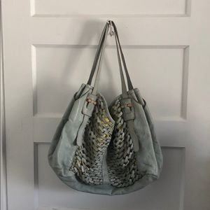 Anthropologie leather purse